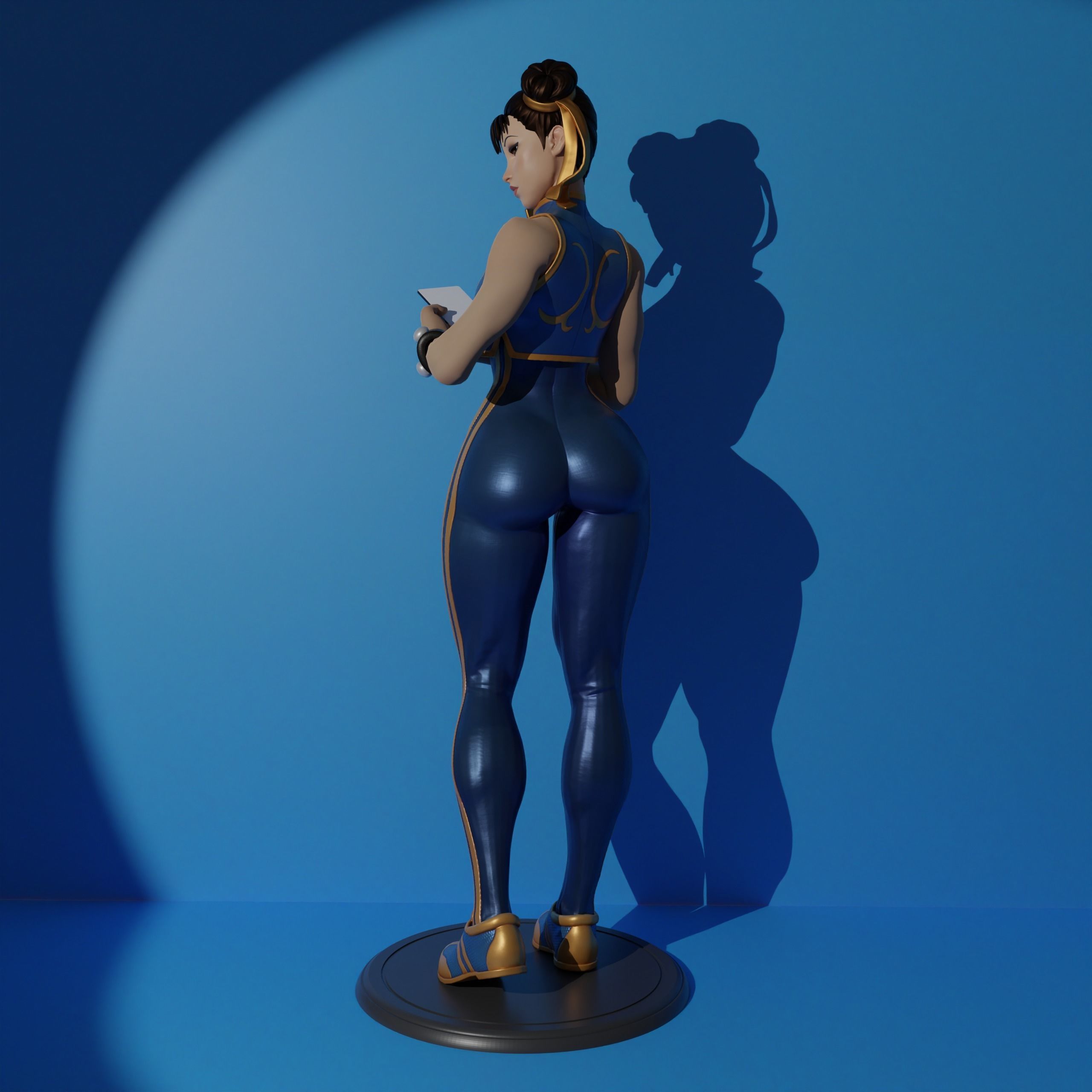 Chun-Li 3D print model_2