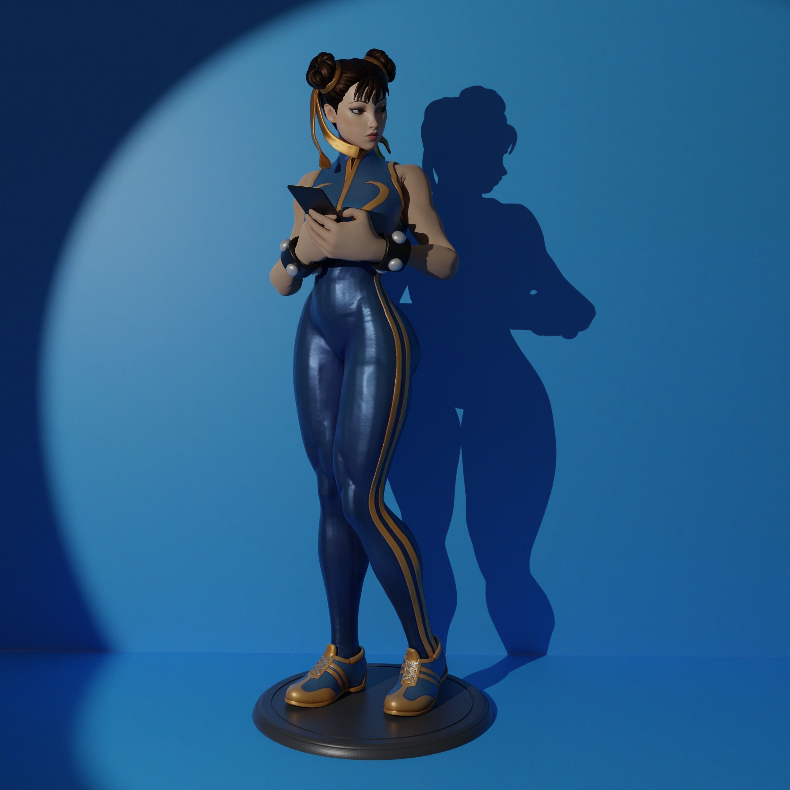 Chun-Li 3D print model_10