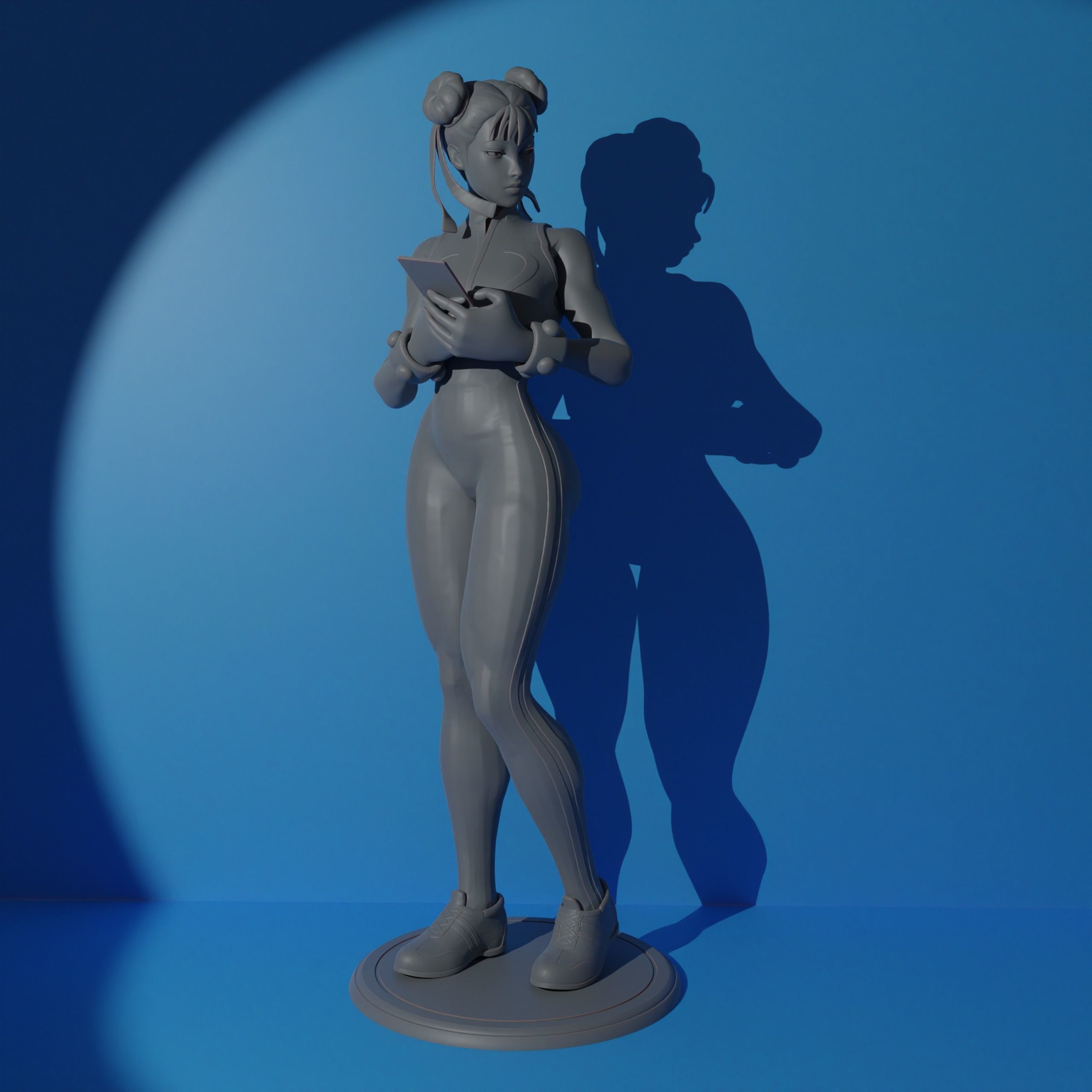 Chun-Li 3D print model_11