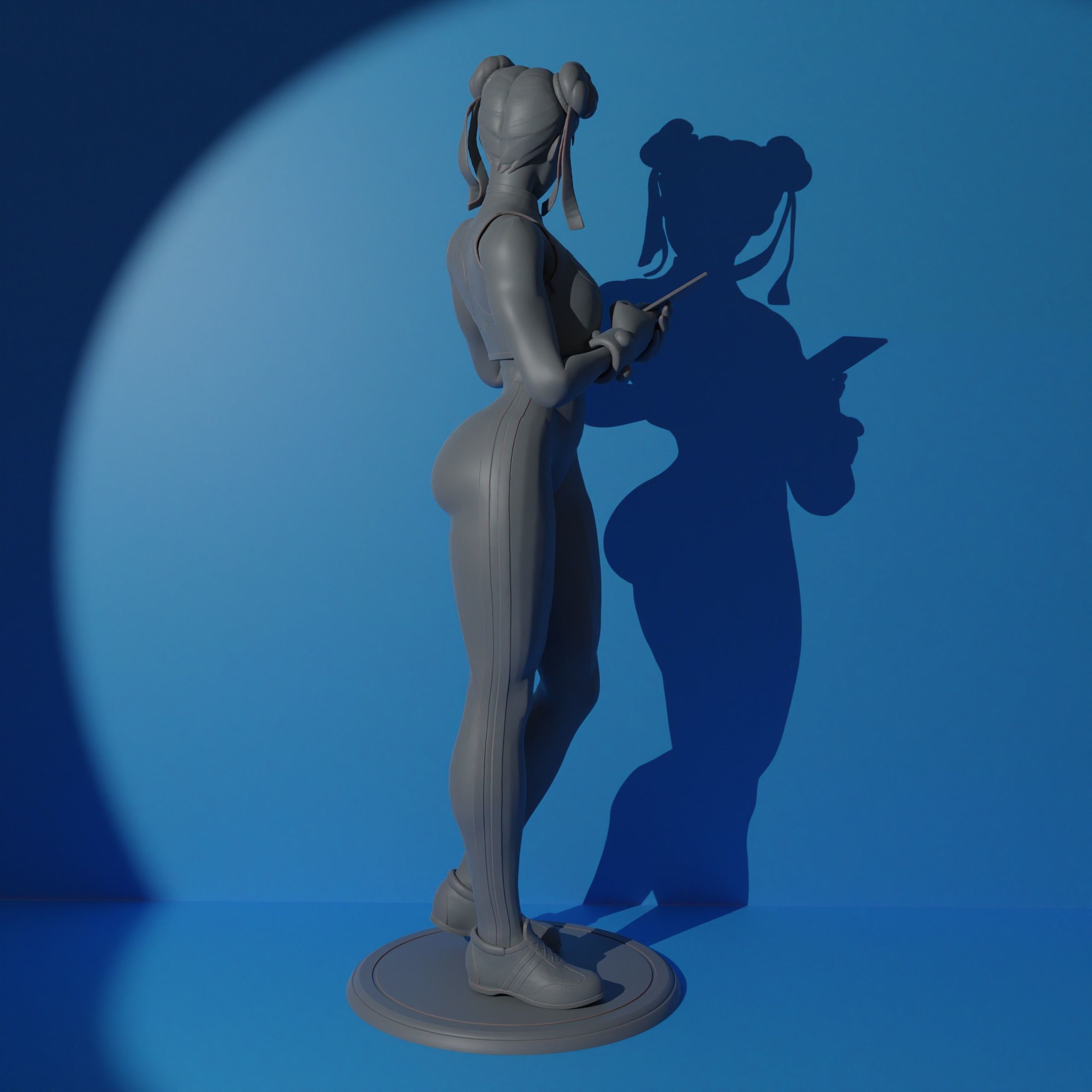 Chun-Li 3D print model_7