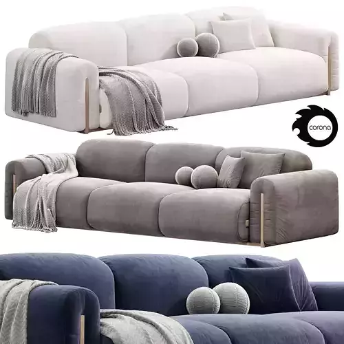 COLLE 3 seater Sofa