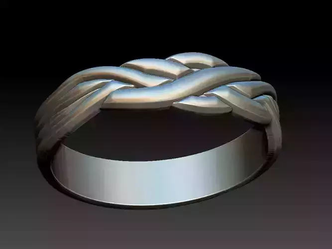 Turkish alliance Sultan -  Puzzle Ring 3D print model