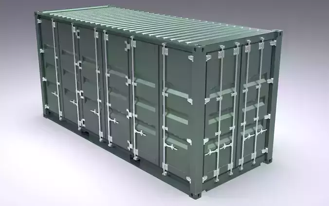 20-foot High Cube Container All Side Access 3D print model
