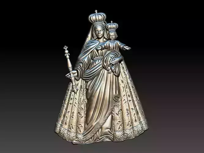 Nossa Senhora Auxiliadora - Our Lady Help 3D print model