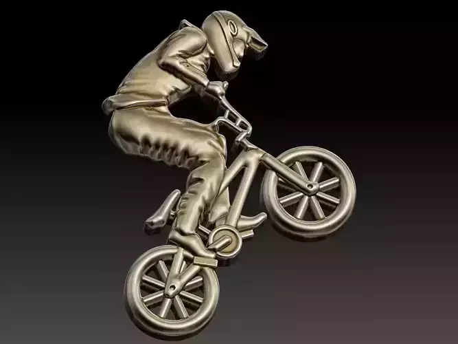 Bmx Biker pendant