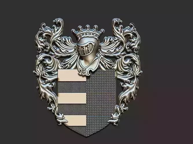 Helmet coat of arms  3D print model