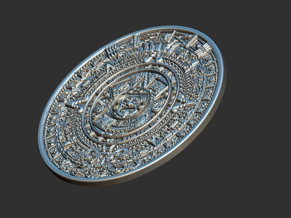 Aztec Calendar - Asteca 3D print model_2