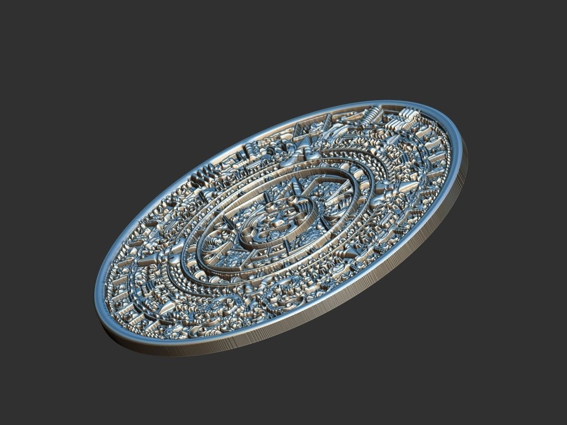 Aztec Calendar - Asteca 3D print model_4