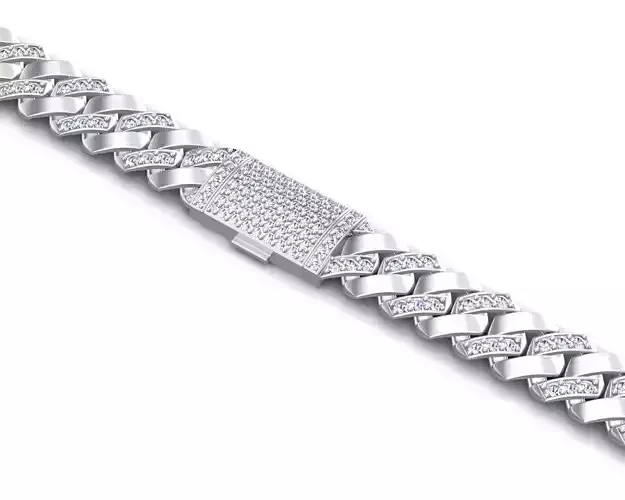 Cuban Link Gold Diamonds Chain