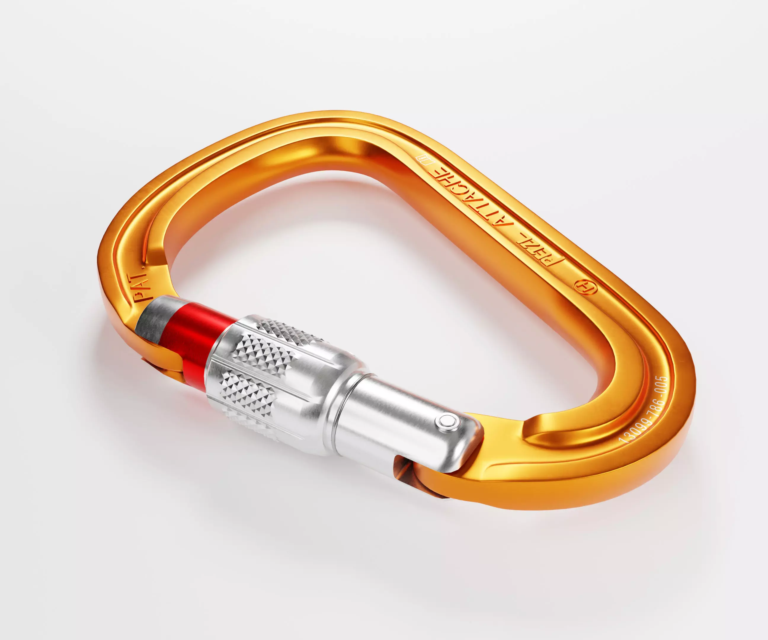 Carabiner Hook Low-poly 3D model_0