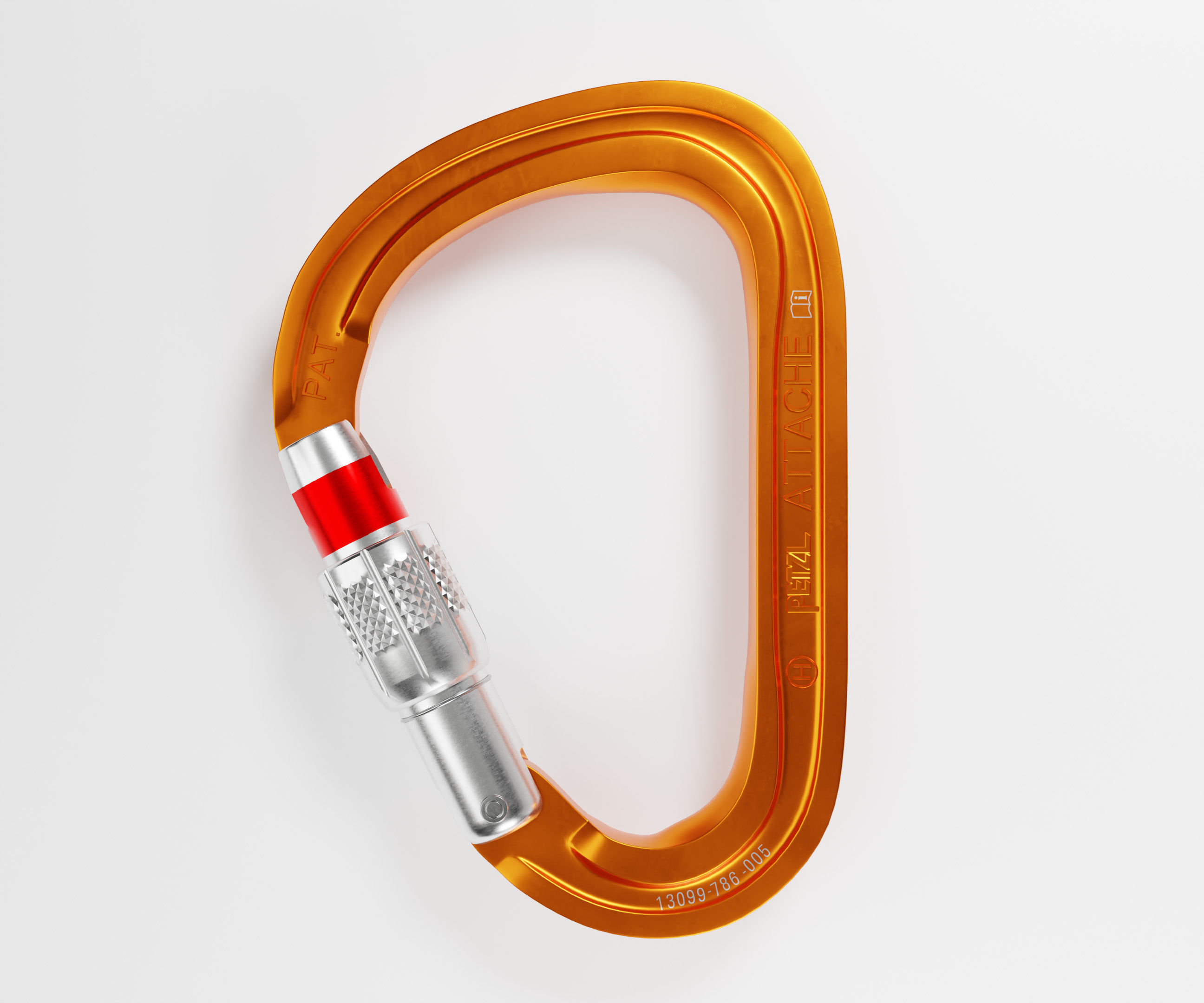 Carabiner Hook Low-poly 3D model_2