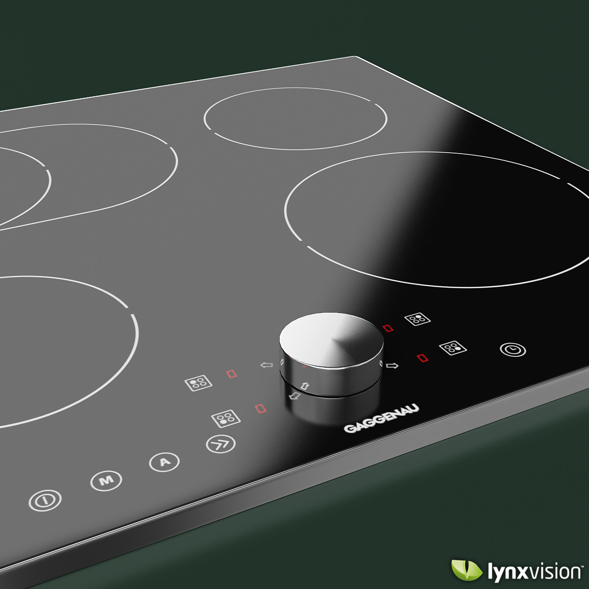 Gaggenau Induction Cooktop 3D model_1