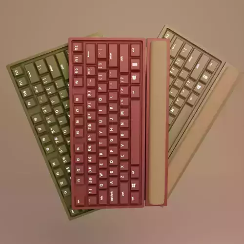 Keyboard 3d model  Free 3D model