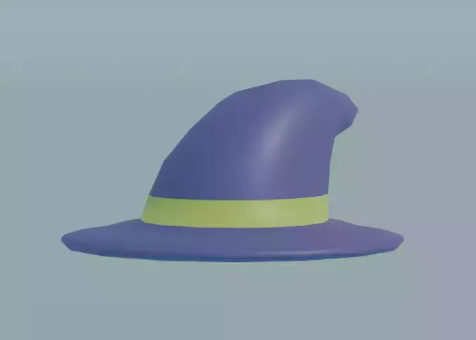 Low Poly Wizard Hat