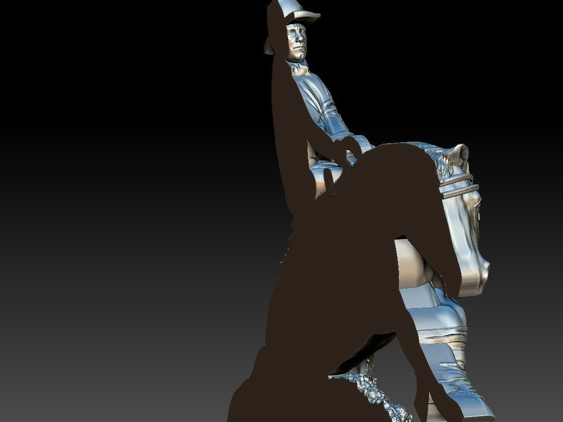 Reining Horse 3D print model_17