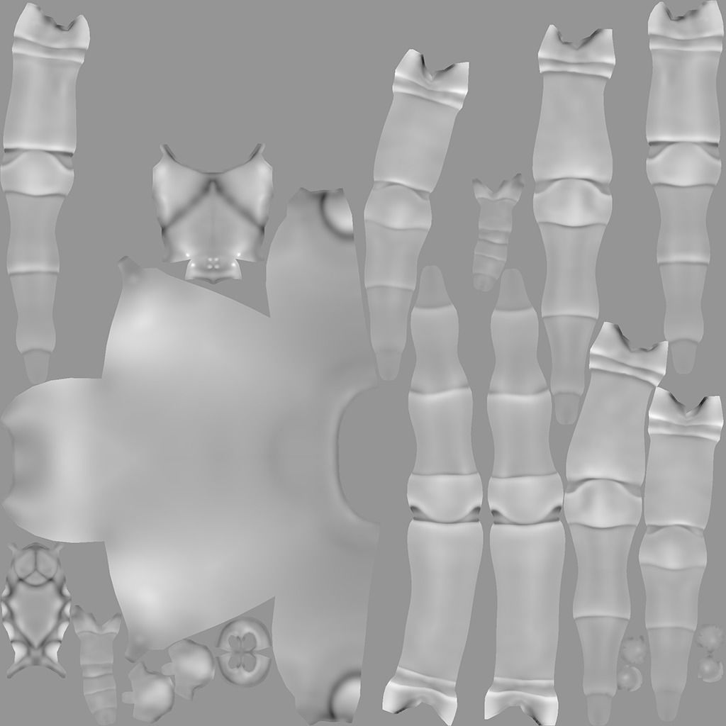 Garden Spider Low-poly 3D model_14