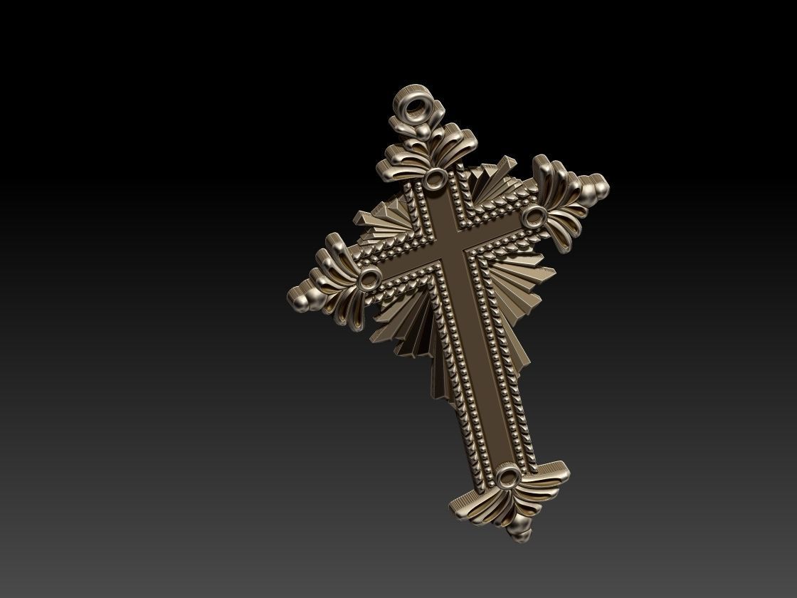 Cross With Radiance 3D print model_10