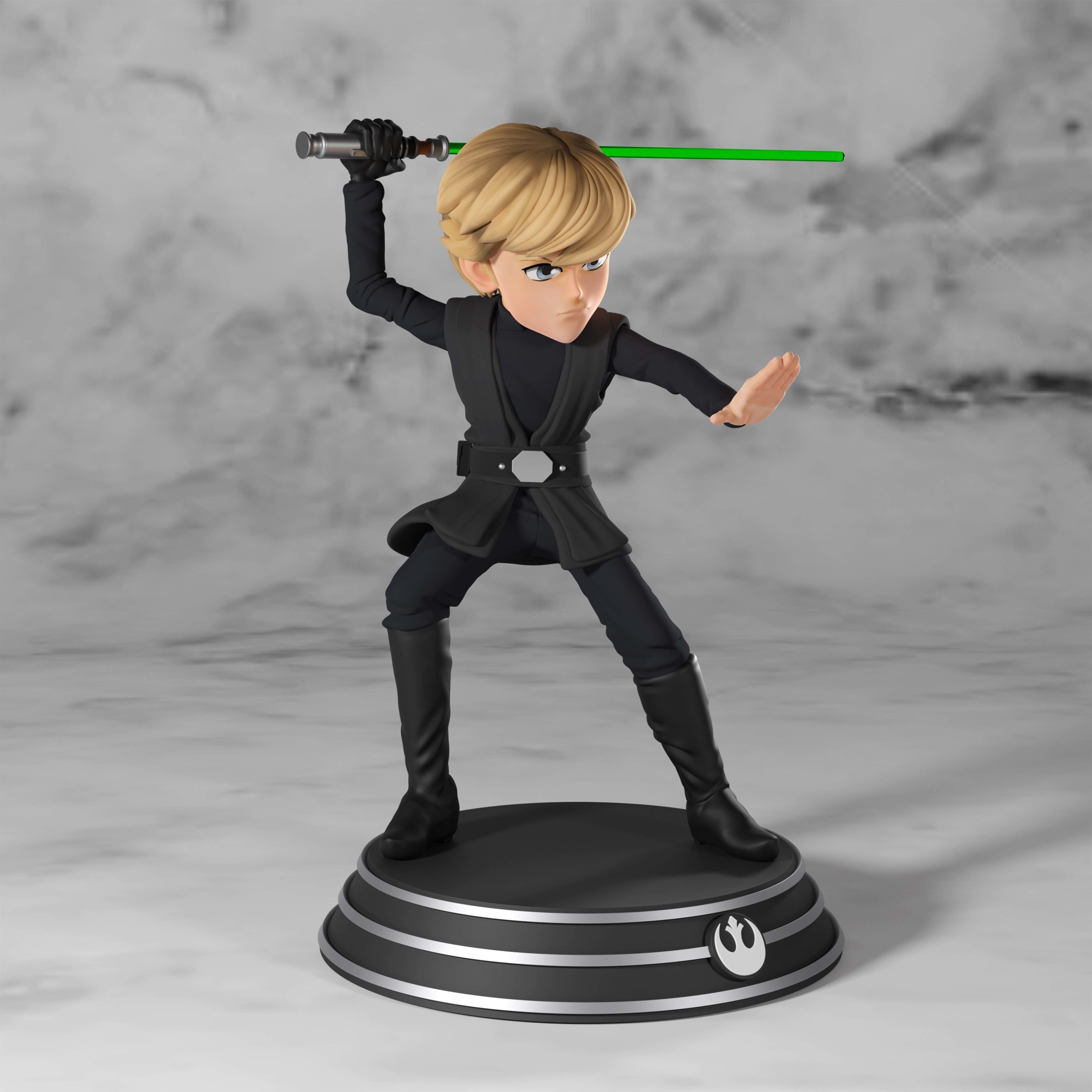 Luke Skywalker - Jedi Master 3D print model_7