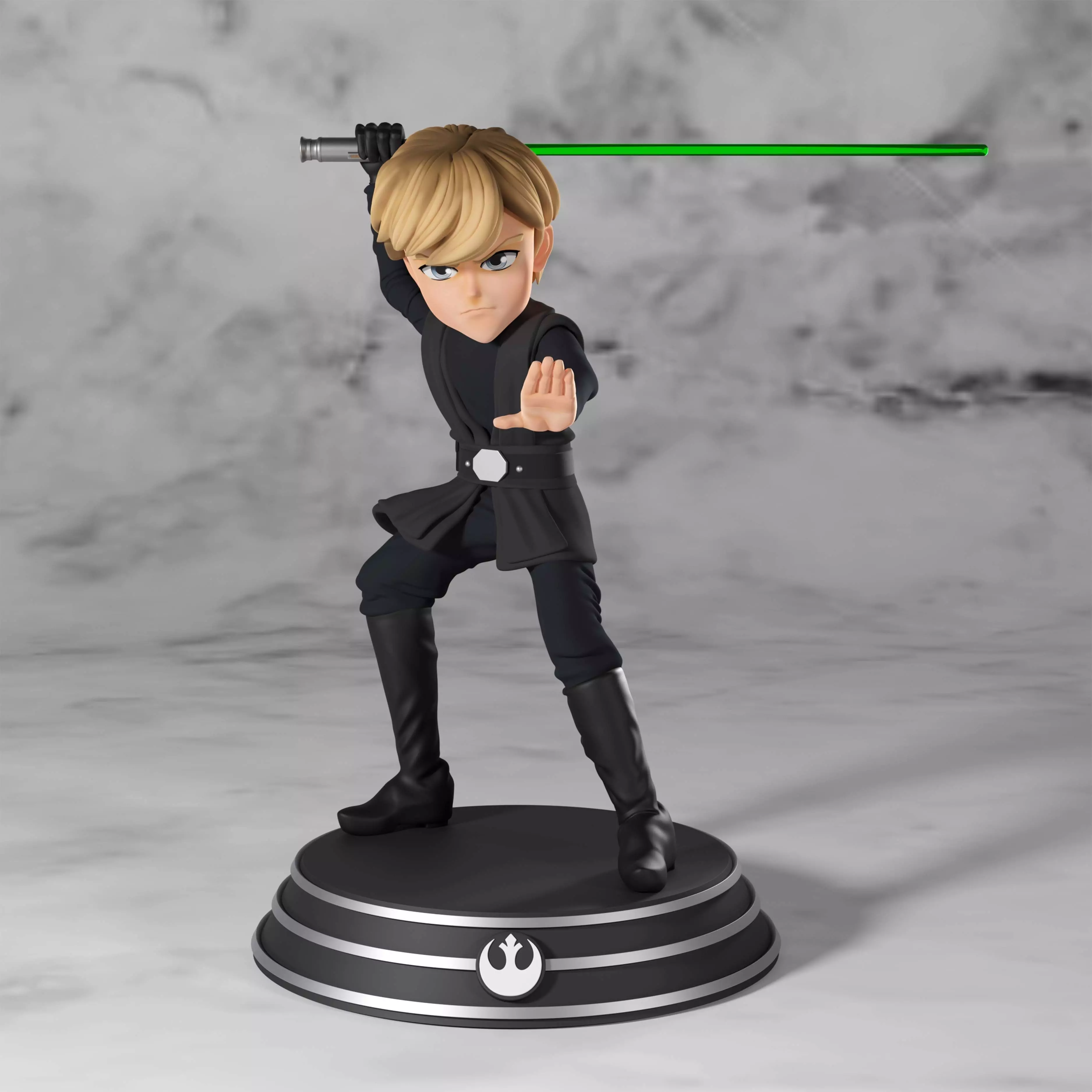 Luke Skywalker - Jedi Master 3D print model_0