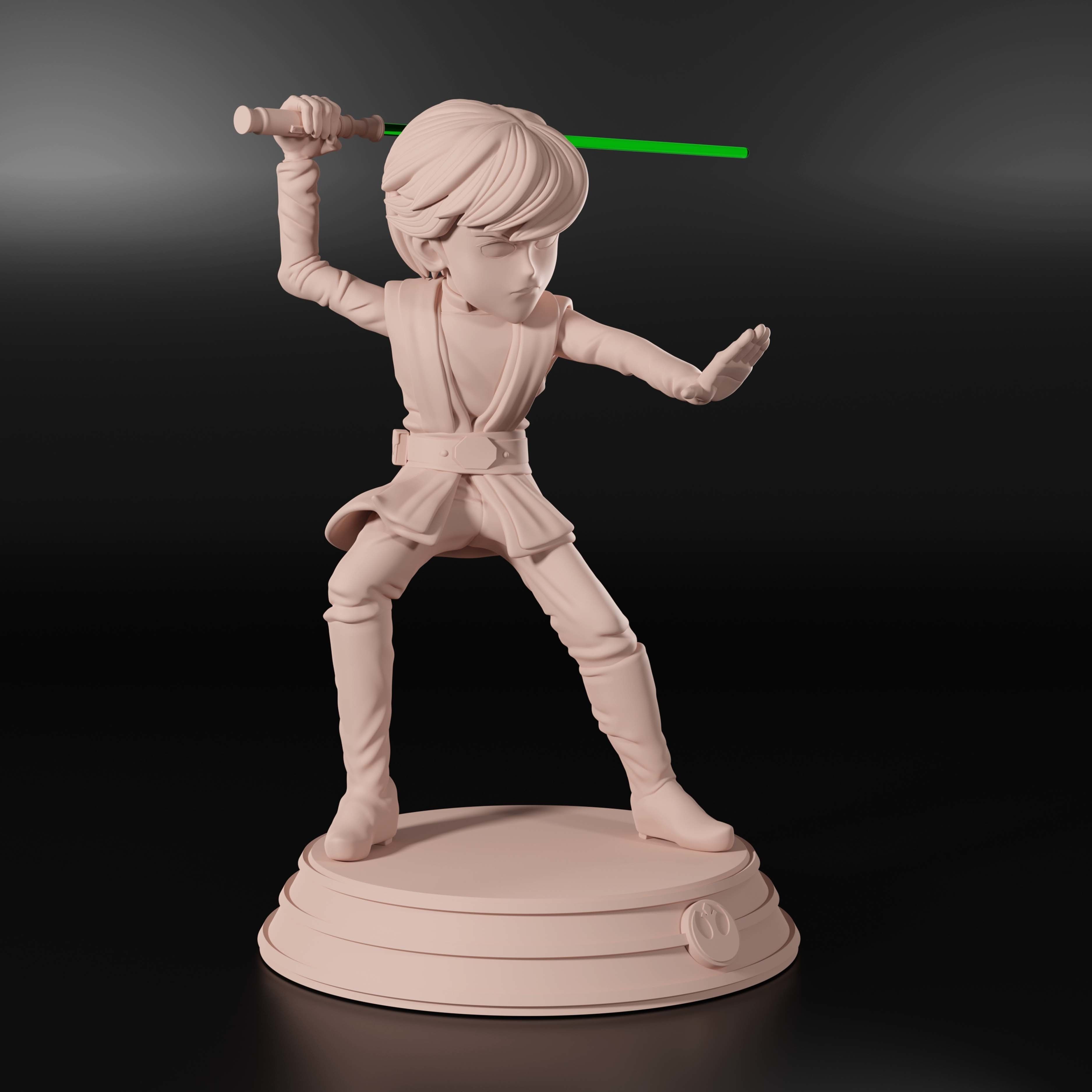 Luke Skywalker - Jedi Master 3D print model_14