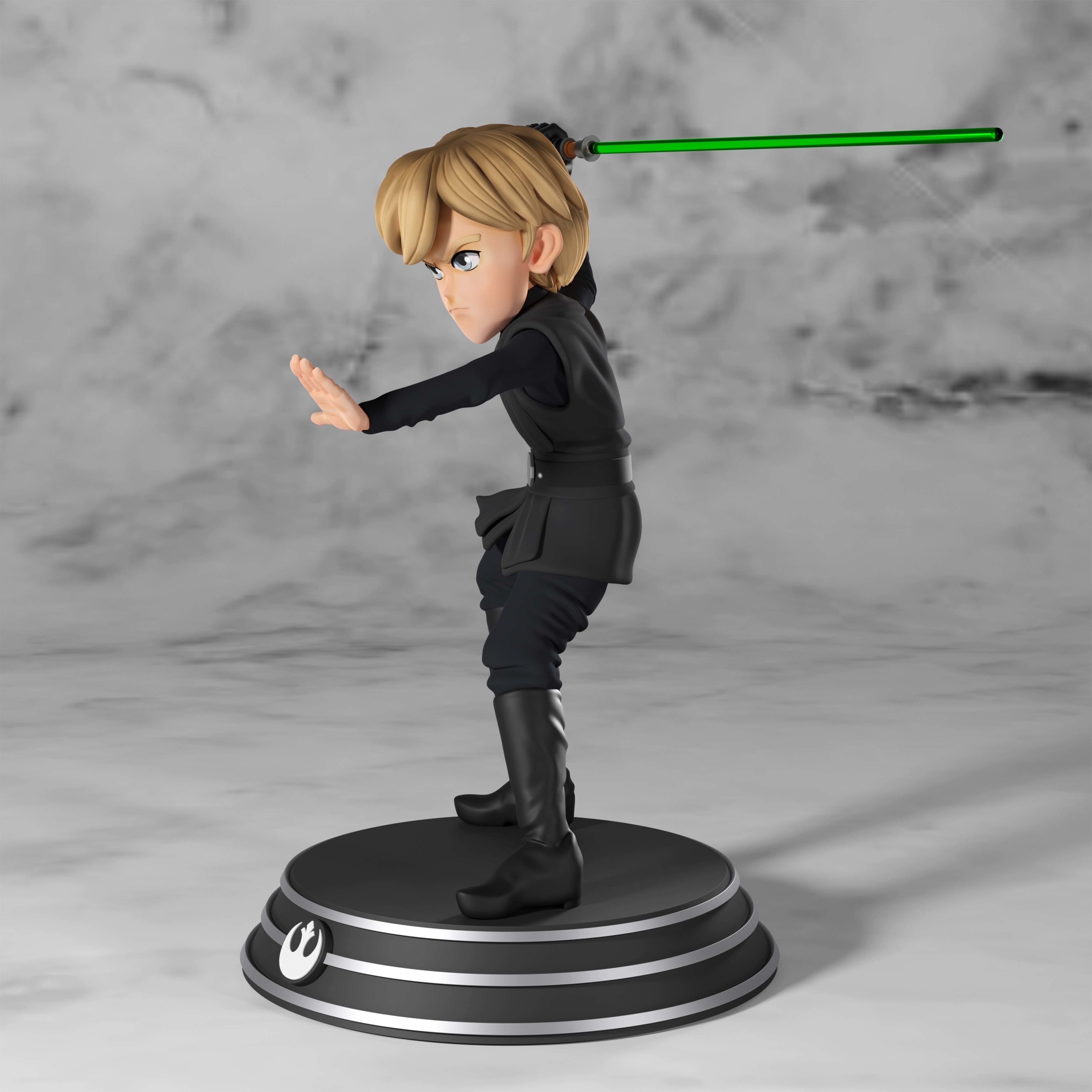 Luke Skywalker - Jedi Master 3D print model_4