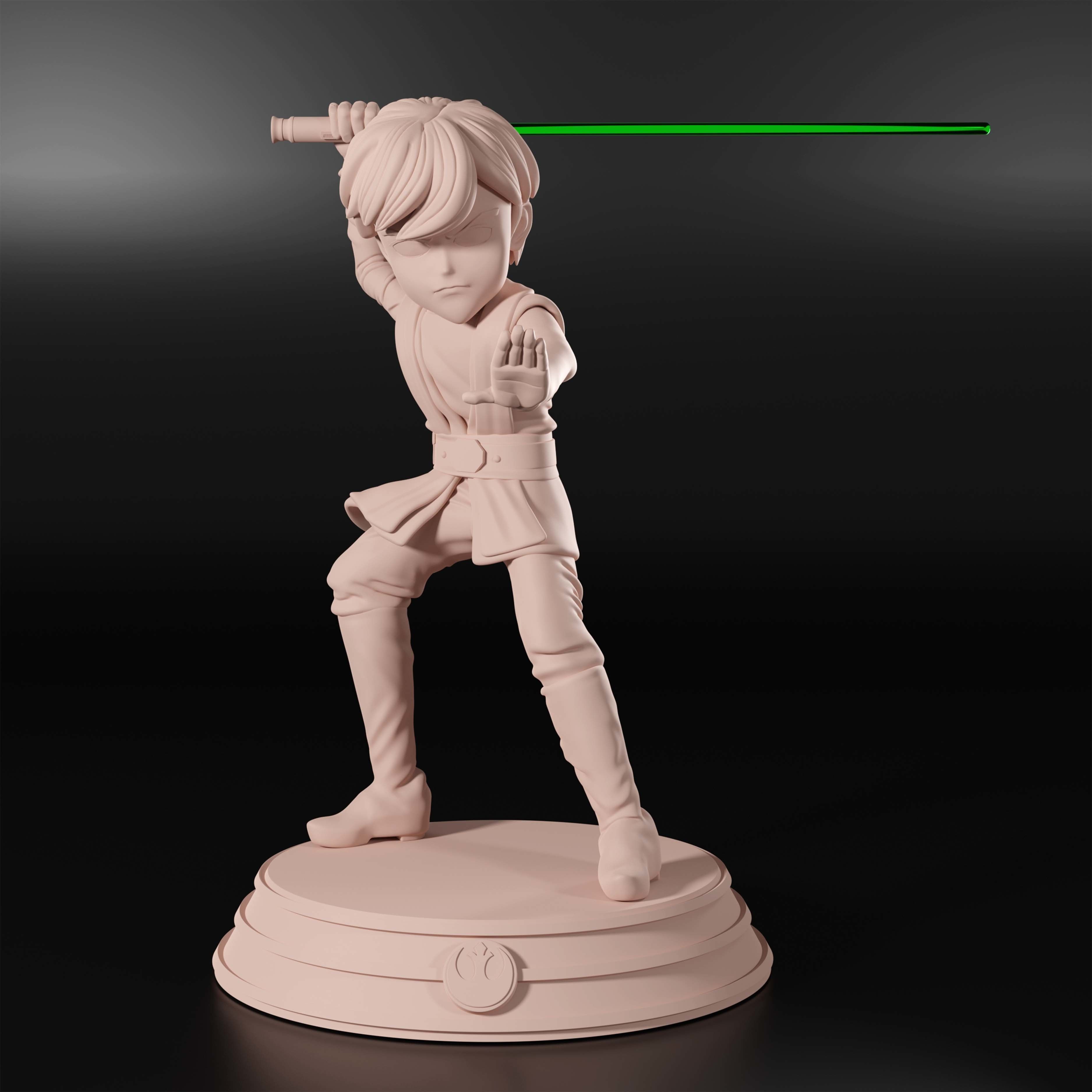 Luke Skywalker - Jedi Master 3D print model_11