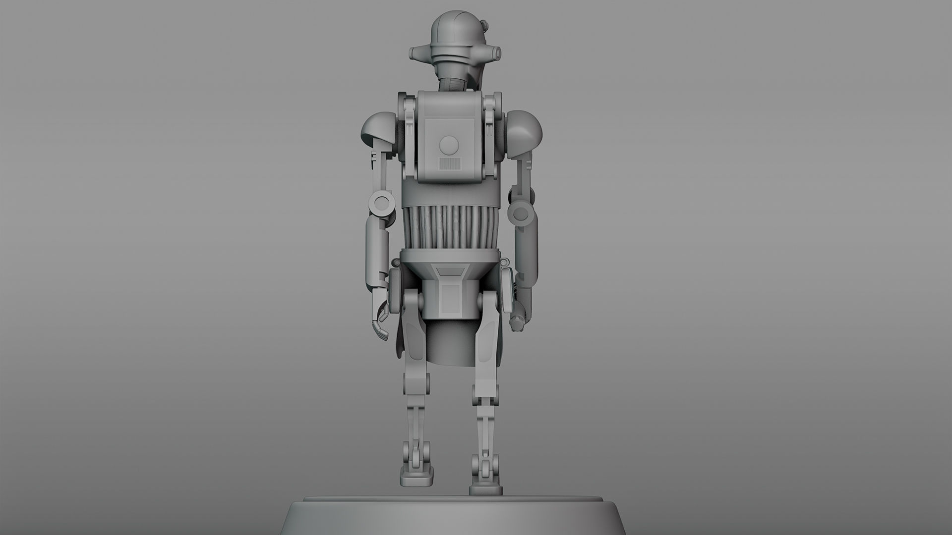 Professor Huyang Holding a Lightsaber 3D print model_11