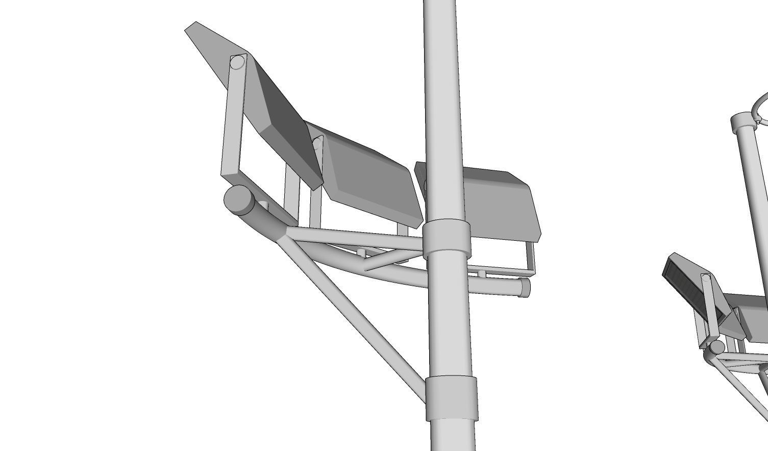 Light Pole - Lamp Post 09 3D model_6