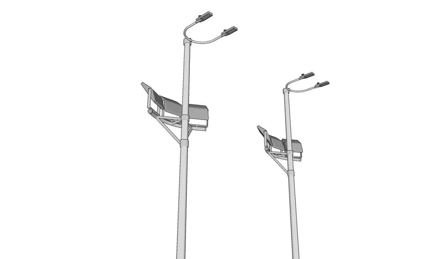 Light Pole - Lamp Post 09 3D model_0