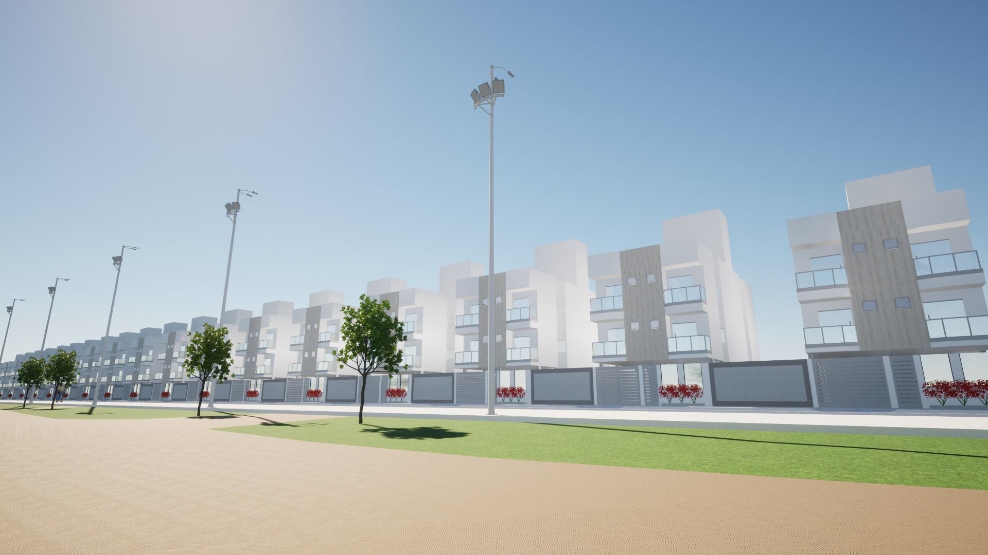 Light Pole - Lamp Post 09 3D model_13