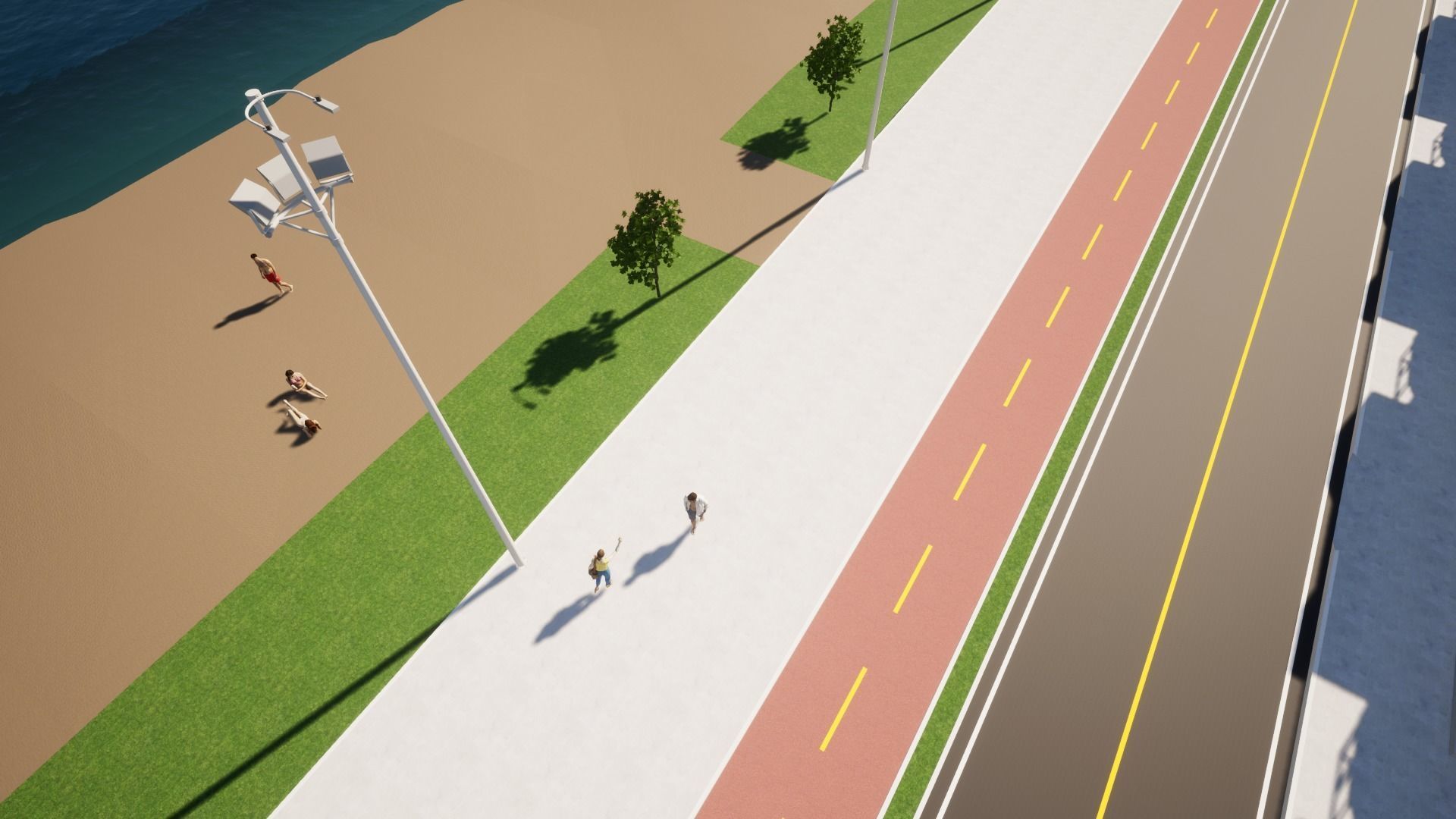 Light Pole - Lamp Post 09 3D model_12