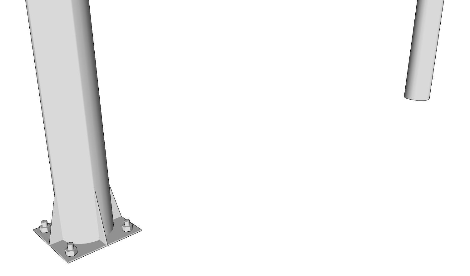 Light Pole - Lamp Post 09 3D model_5