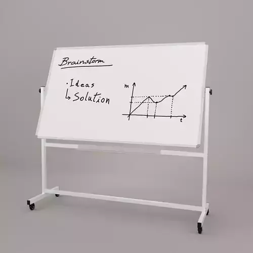 Whiteboard 3D model