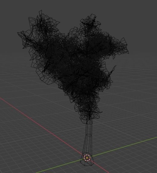 Low Poly Tree Free 3D model_3