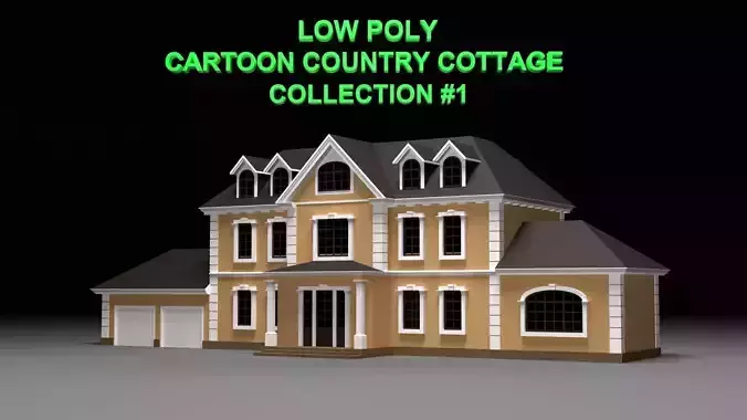house in cartoon style