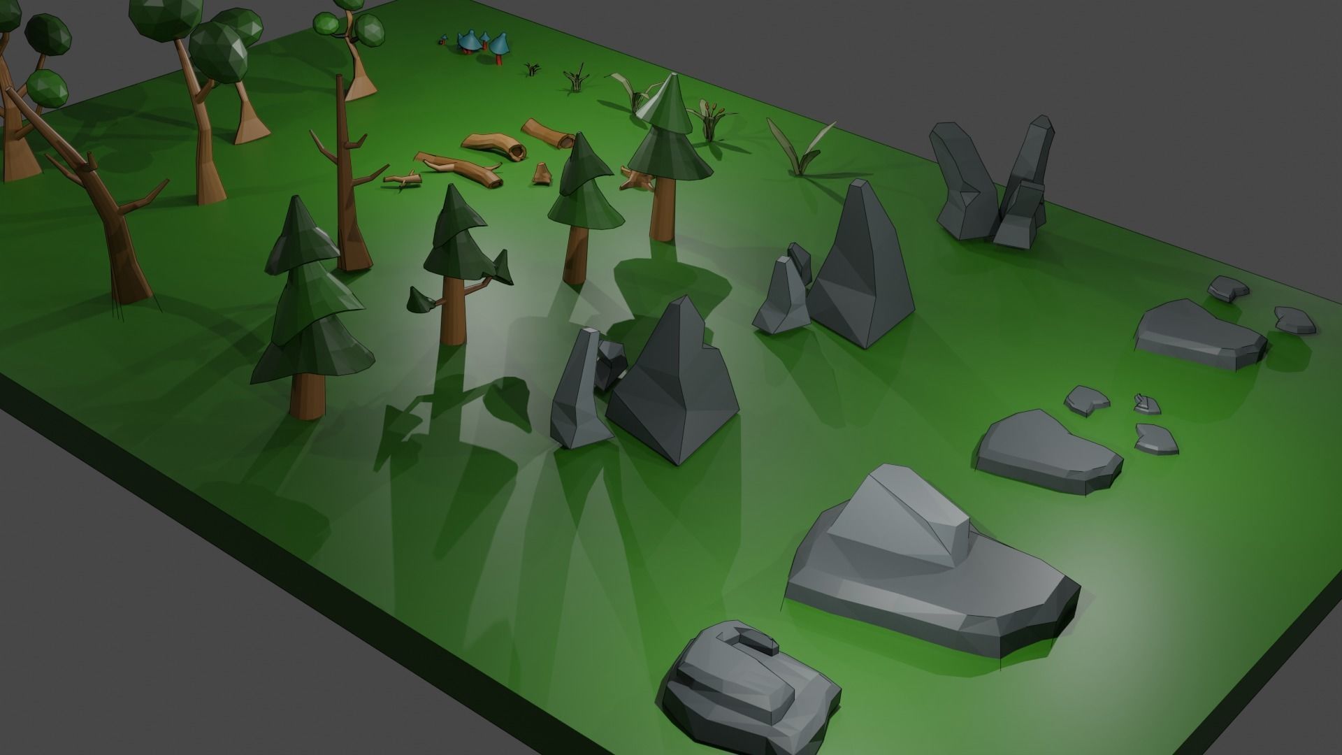 boaque low poly 3D model_3