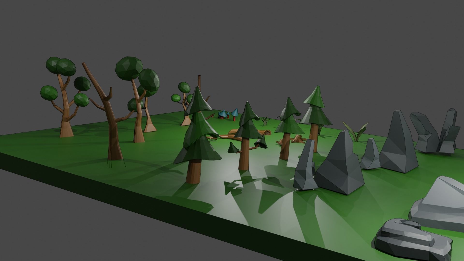 boaque low poly 3D model_2