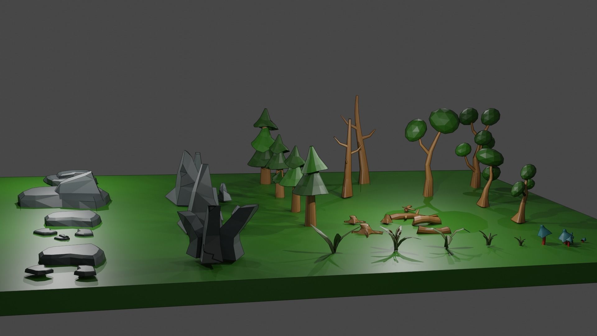 boaque low poly 3D model_4