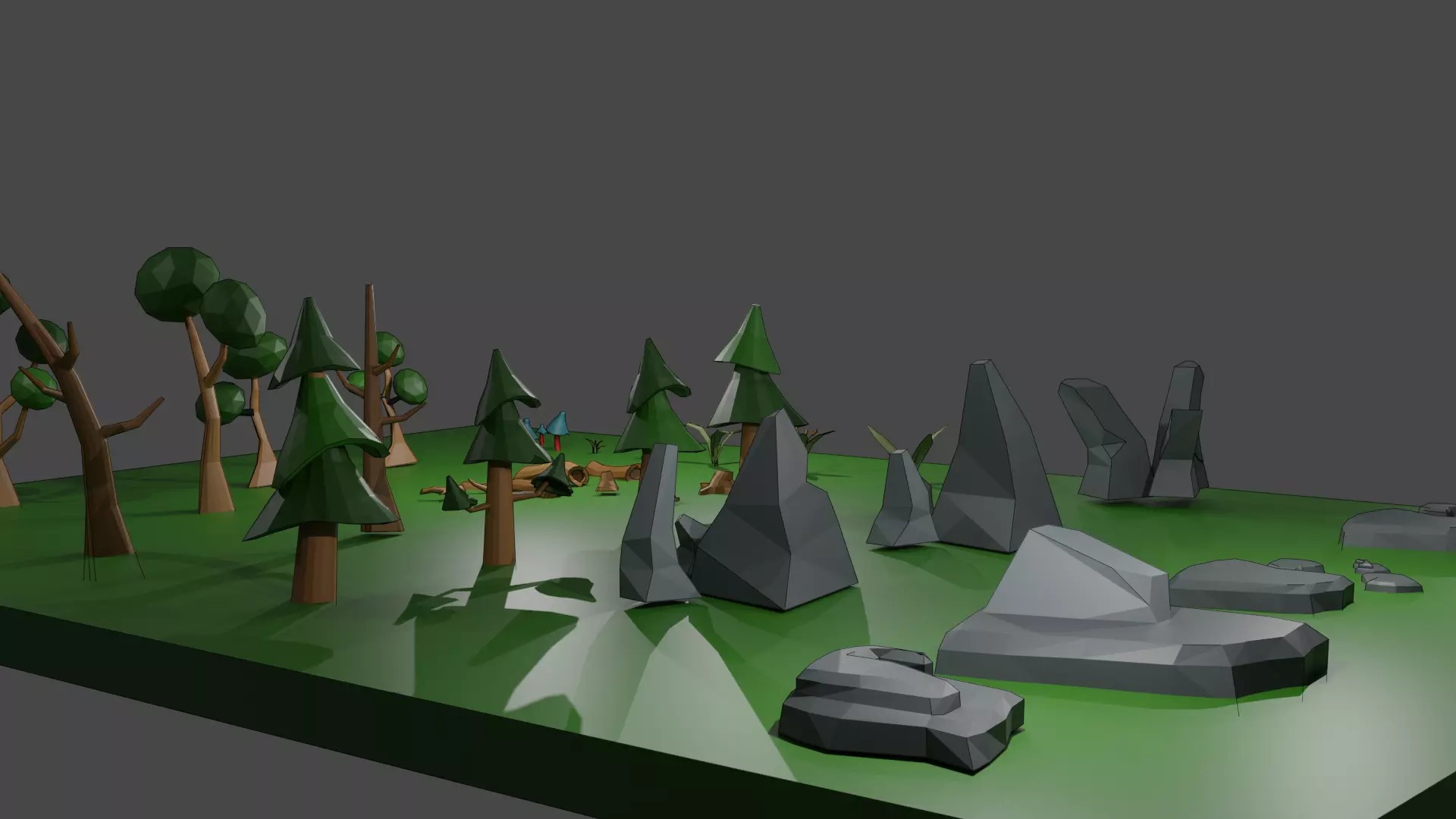 boaque low poly 3D model_0