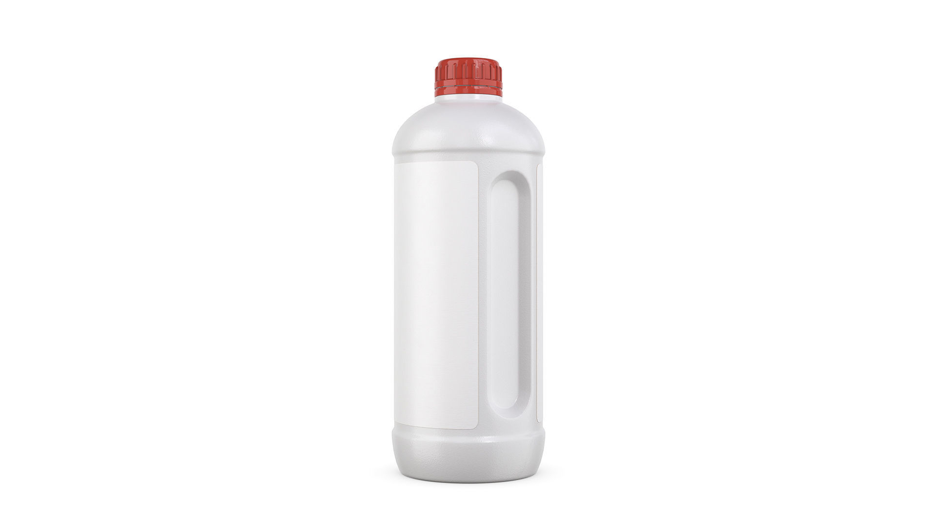 Plastic Detergent Bottle High-Poly 3D model_0