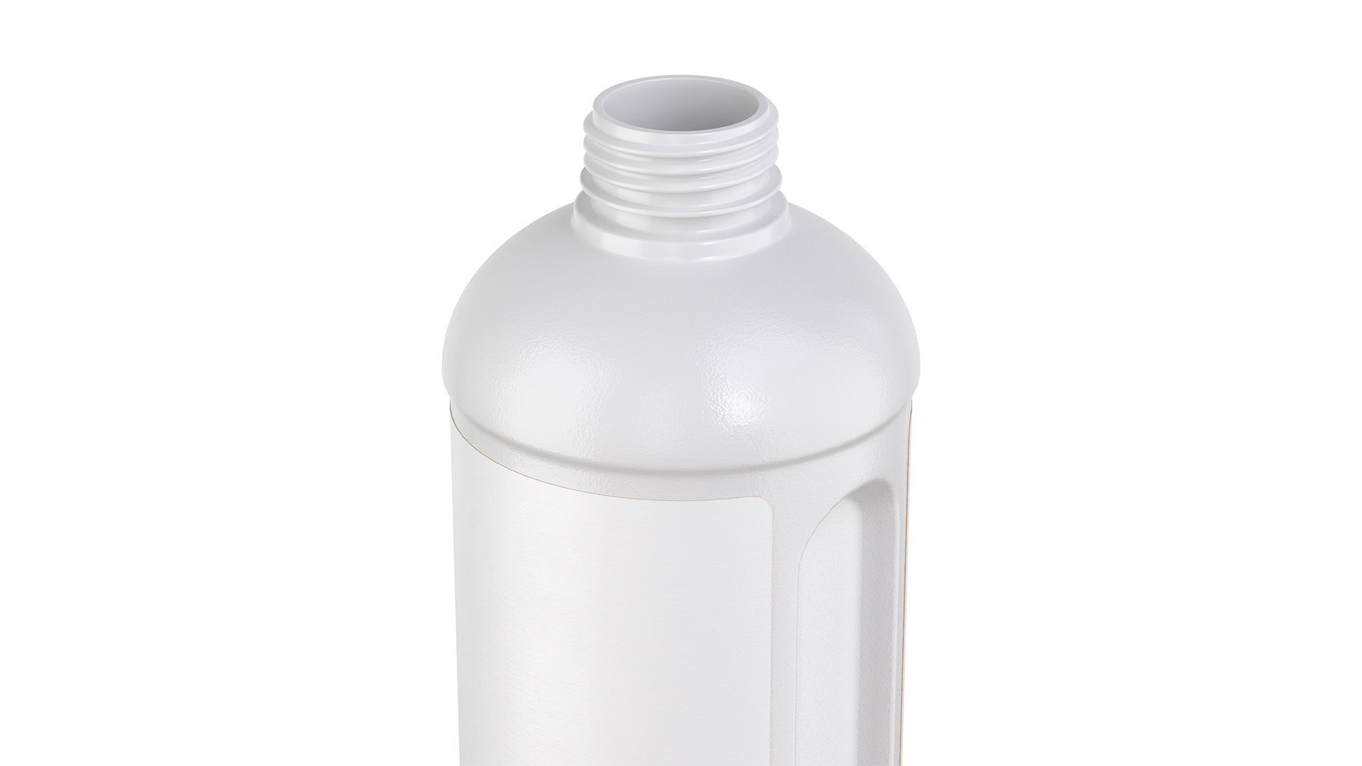 Plastic Detergent Bottle High-Poly 3D model_3