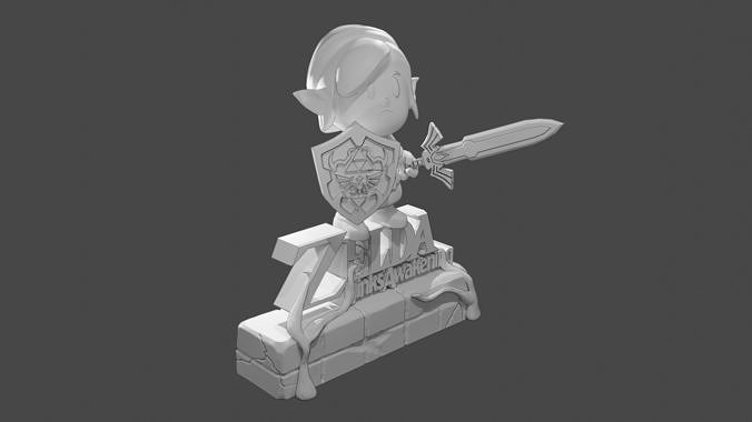 personaje zelda 3D print model