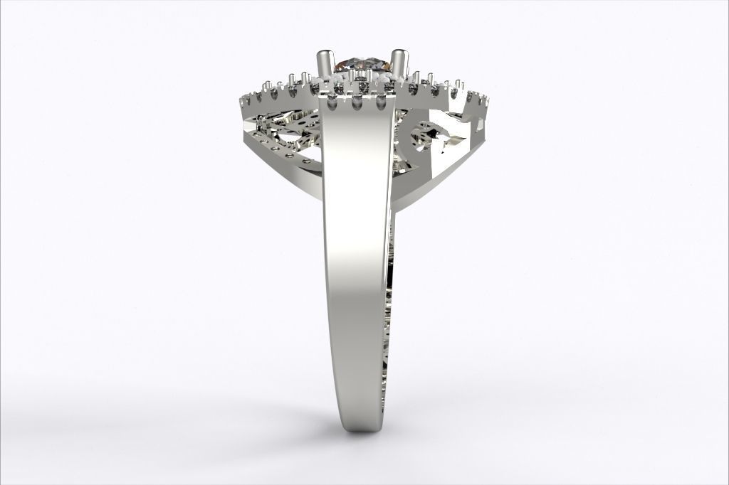 Ring Elegance and Simplicity EZ 009 3D print model_3