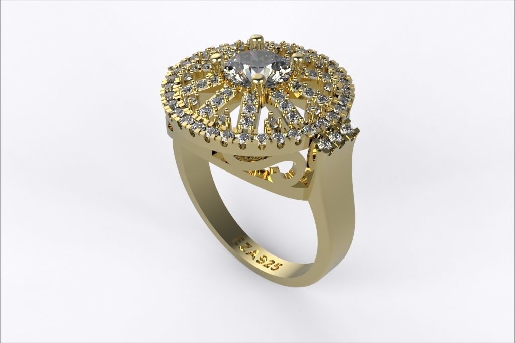 Ring Elegance and Simplicity EZ 009 3D print model_9