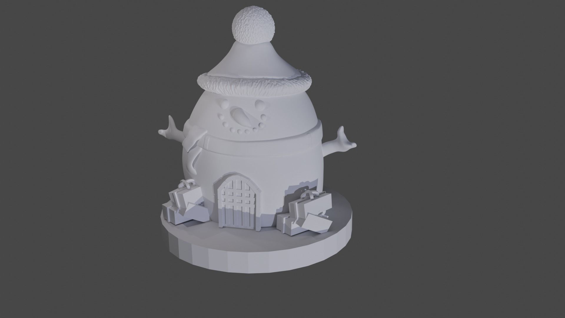 figura niebe 3D print model_2