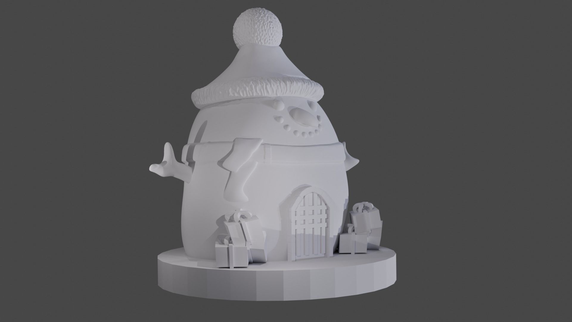 figura niebe 3D print model_1