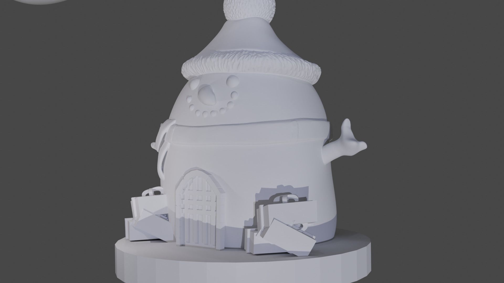 figura niebe 3D print model_3