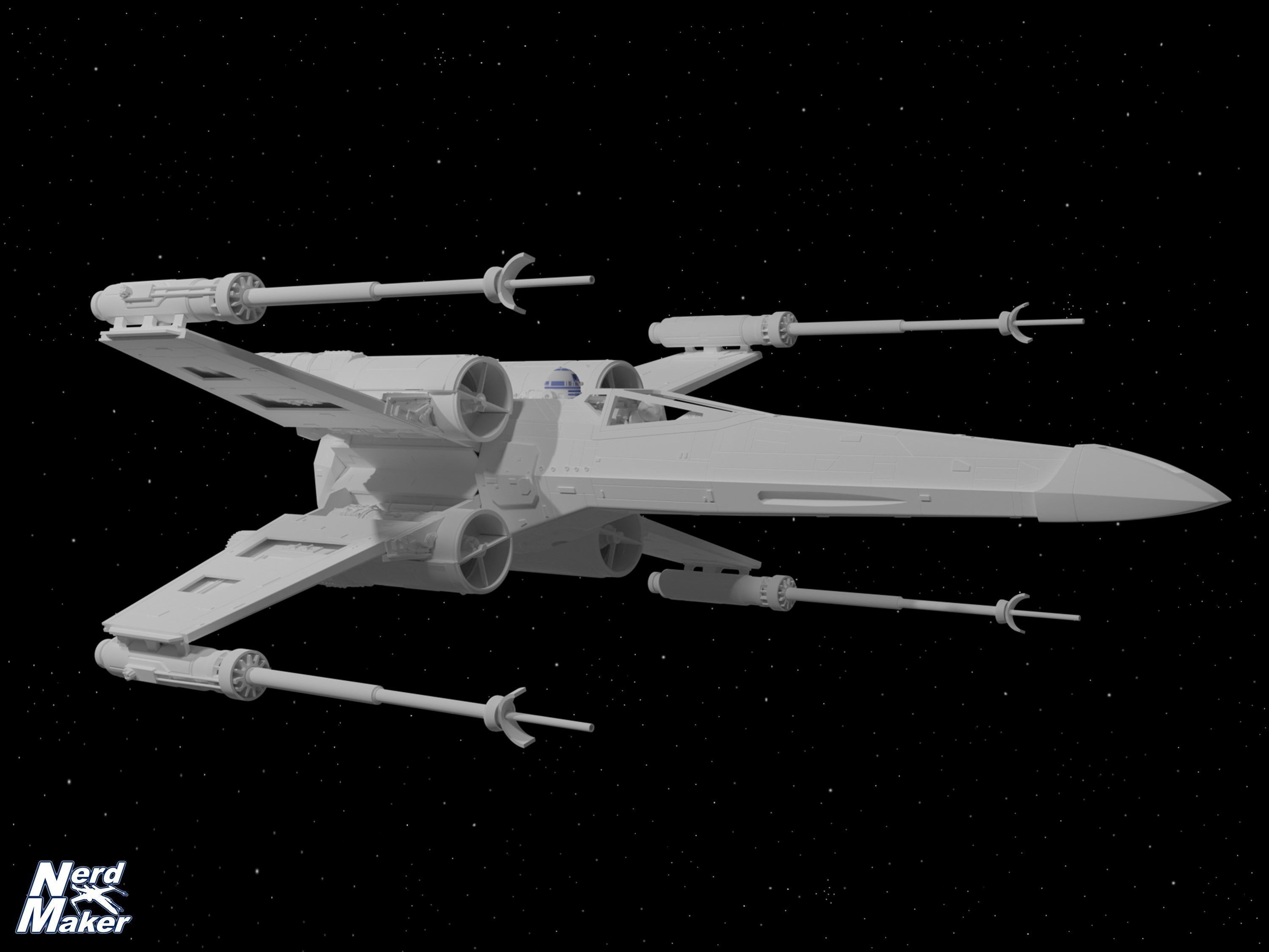 Model-X MK II 1-24 Studio Scale Red 3 -  3D print model_27