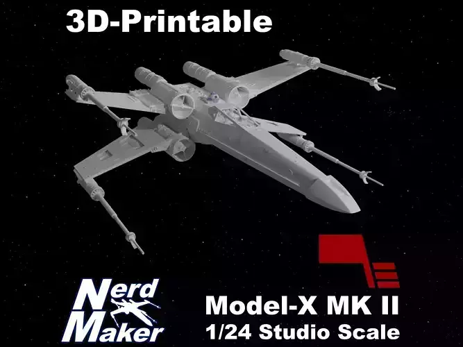 Model-X MK II 1-24 Studio Scale Red 3 -  3D print model