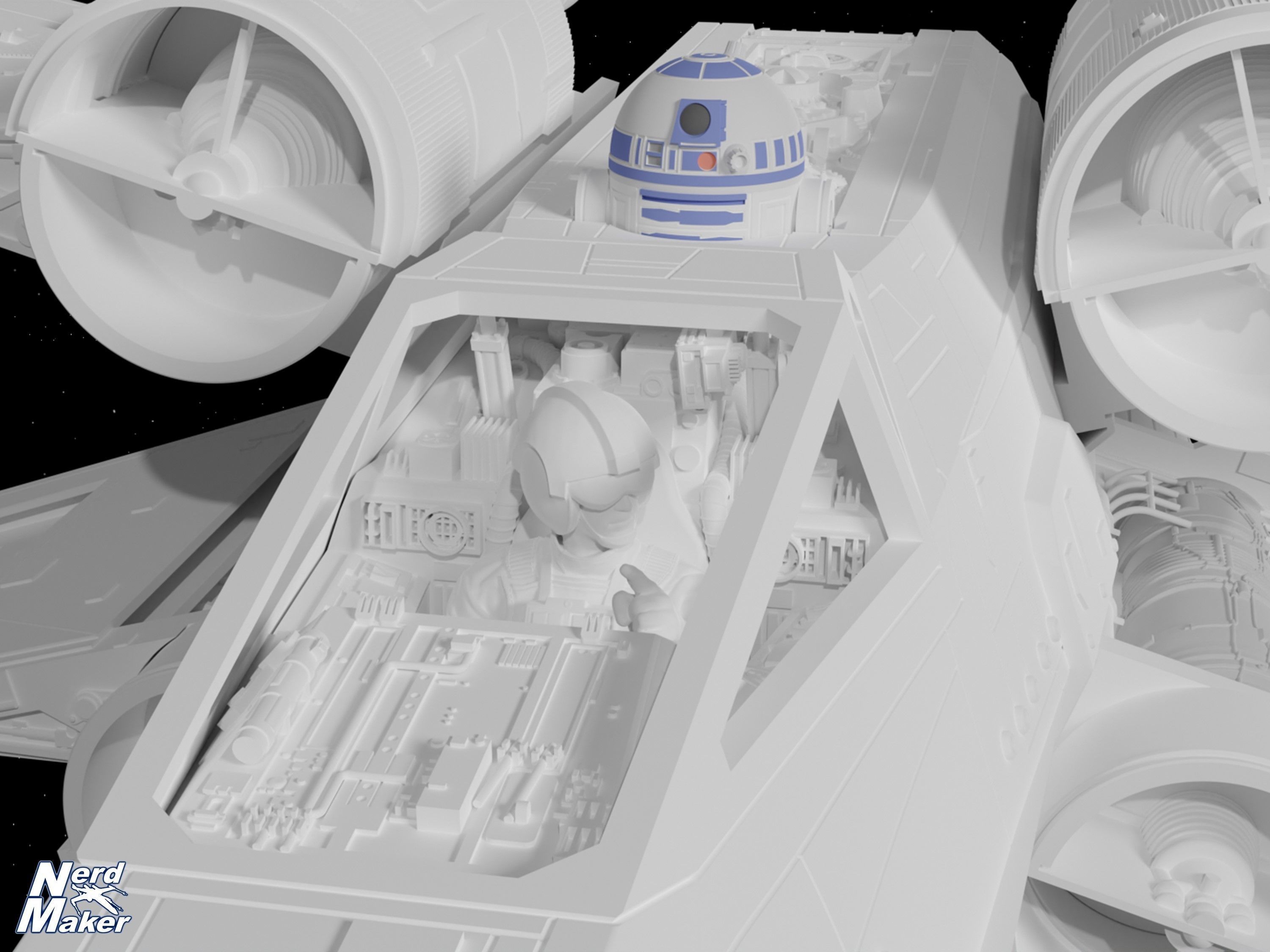 Model-X MK II 1-24 Studio Scale Red 3 -  3D print model_32